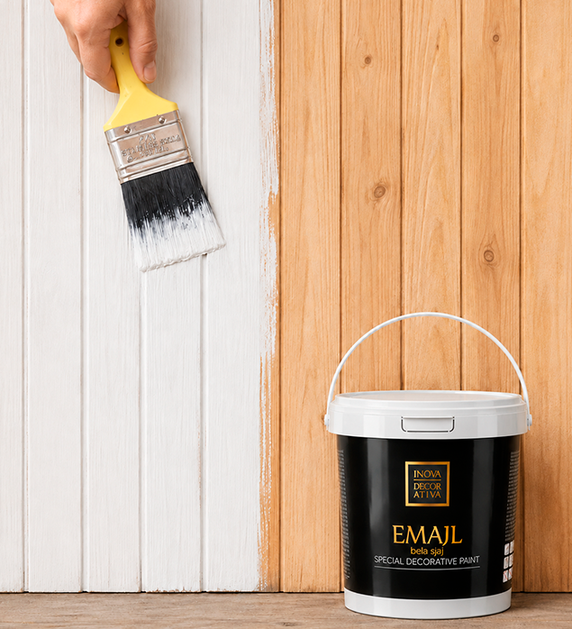 Emajl na vodenoj bazi, zaštitno-dekorativni premaz - INOVA Decorativa