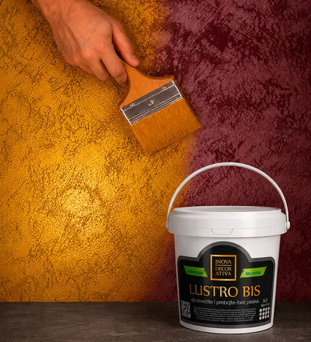 Lustro Bis, korektivni sedefni sloj