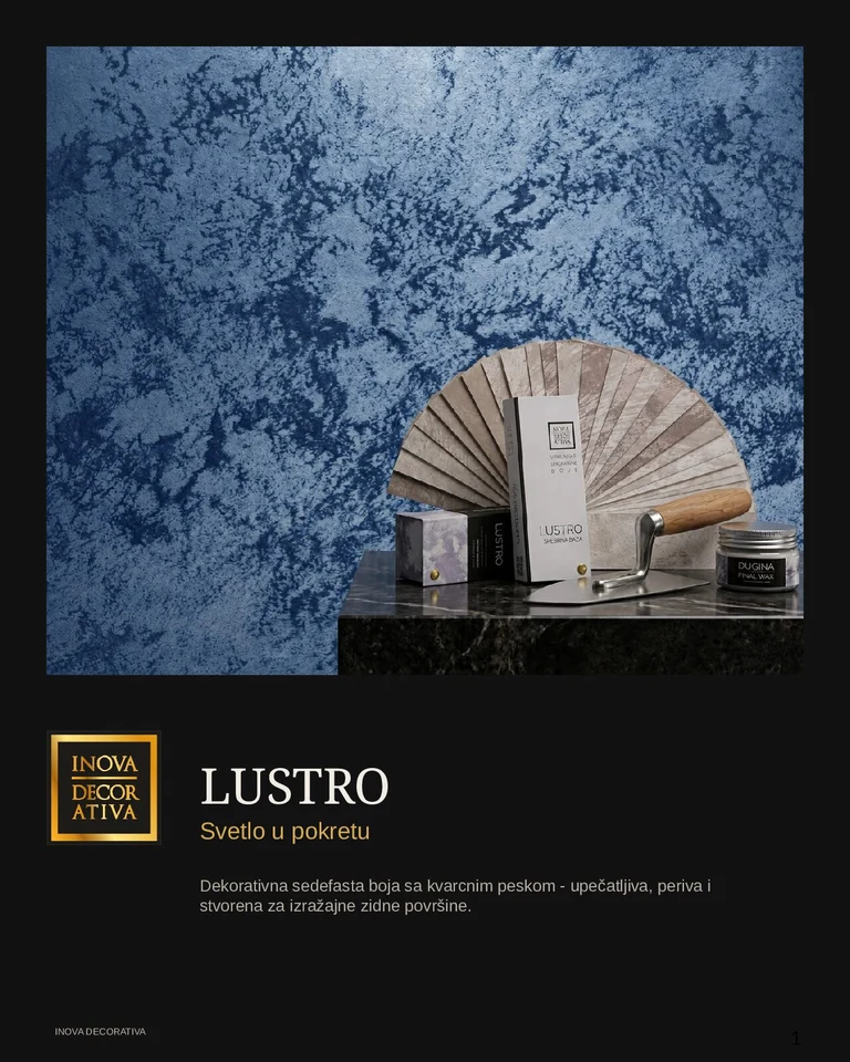 Dekorativna boja Lustro - PDF katalog